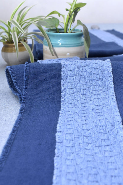 Aqua - Handwoven Table Runner