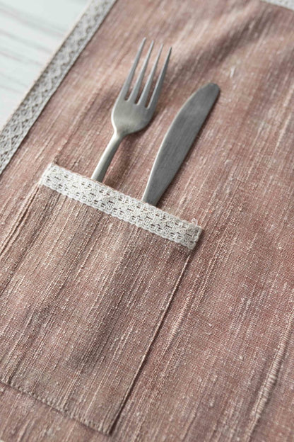 Amaranthine  Table Mats - Set of 2 Pcs