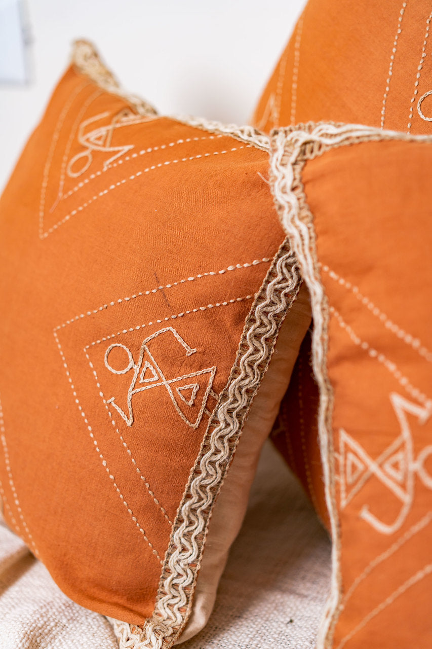 Tribla Dance handmade Cushion Set of 3
