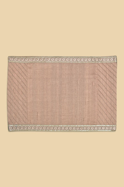 Cacao Dining Set of a Table Runner and 6 Table Mats