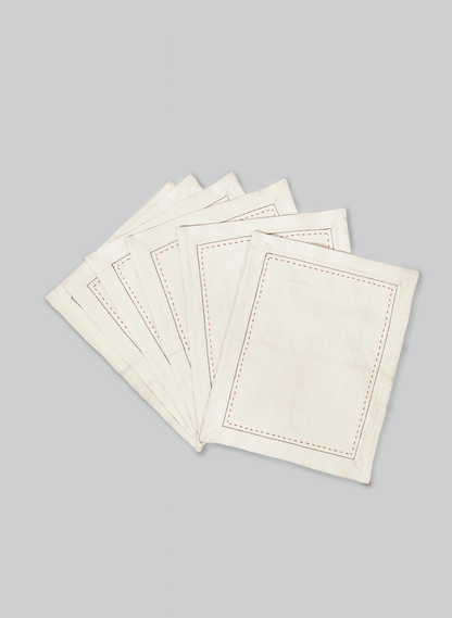 Üzvi - Table Mats - Set Of 6 Pcs - Veaves