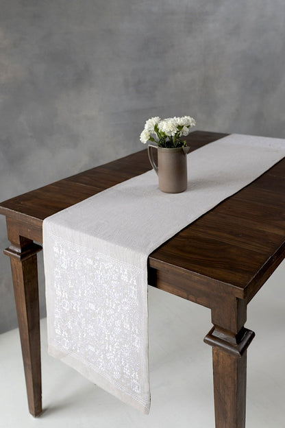 Conflicted Maze - Table Runner - Veaves